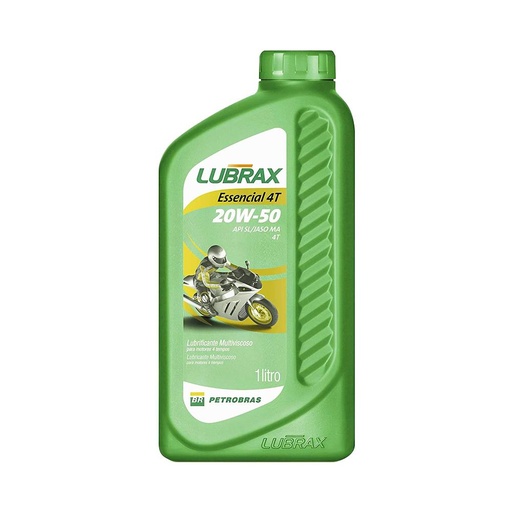 [4202063] LUBRAX ESSENCIAL 20W50 MOTO 4T 1LT